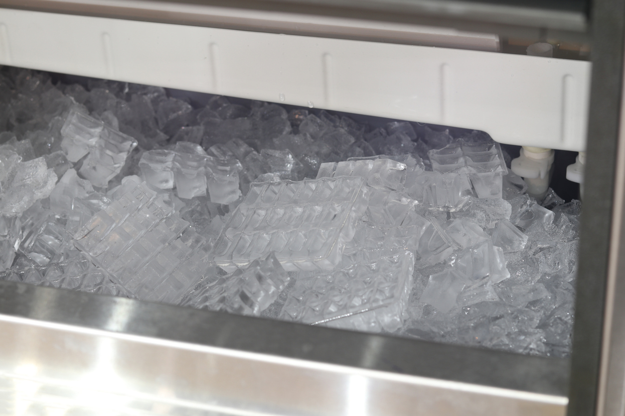 Ice-making water treatment systems
